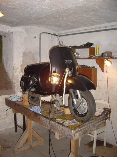 Zusammenbau Vespa PX